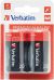 VERBATIM PREMIUM ALKALINE BATTERY D 2P 1X10