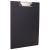 DELI PP CLIPBOARD A4 VERTICAL BLACK