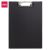 DELI CLIPBOARD A4 VERTICAL BLACK