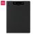 DELI METALLIC BRUSHED FOAM PP CLIPBOARD A4 DARK GRAY VERTICAL