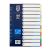 LION PAPER INDEX 12 COLOURS TAB 150gsm - NUMBERED