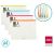 DELI PP VIEW ZIP BAG EXPANDABLE A4 4C 1X8