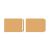 GOLDEN PRIME - POCKET ENVELOPE 180X260MM. 100GR. NATURA RIBBED KRAFT PEEL SEAL - BOX OF 500 PCS