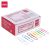 DELI COLOURED PAPER CLIPS 33MM 100 PCS