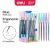 DELI BALL POINT PASTEL PEN 0.7MM BLUE 50 PCS ASSORTED
