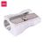 DELI ALU. 1-HOLE SHARPENER Φ7MM SILVER