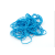 RUBBER BANDS 100 CREPE - 60X1.2MM - BLUE COLOUR