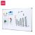 DELI MAGNETIC WHITEBOARD 900X1200MM 36INX48IN