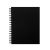 GOLDEN PRIME - BLACK KRAFT - PERFORATED - A5 SIDE WIRE-O 15O SHEETS