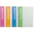 DELI SPIRAL SOFT COVER RULED NOTEBOOK A5/100P-LINE - ASSORTED COLOURS